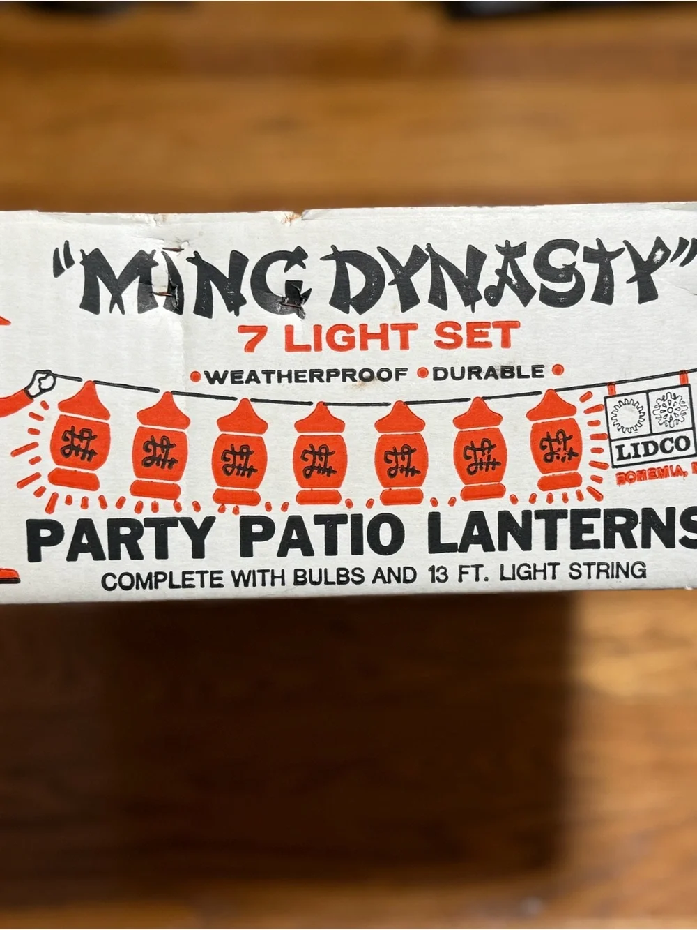 Vintage “Ming Dynasty” Party Patio Lanterns (Set of 7) Working!!